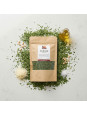 sachet d'ail des ours sur la table