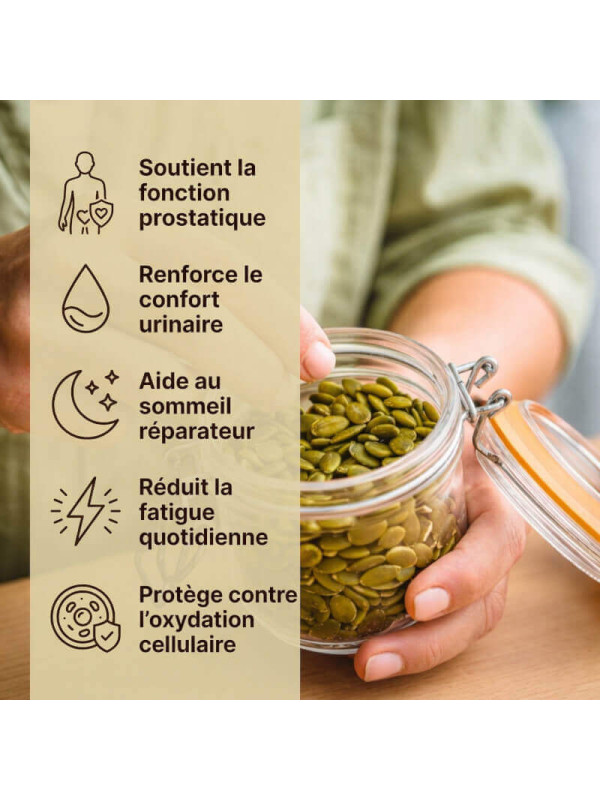 bienfaits des graines de courge