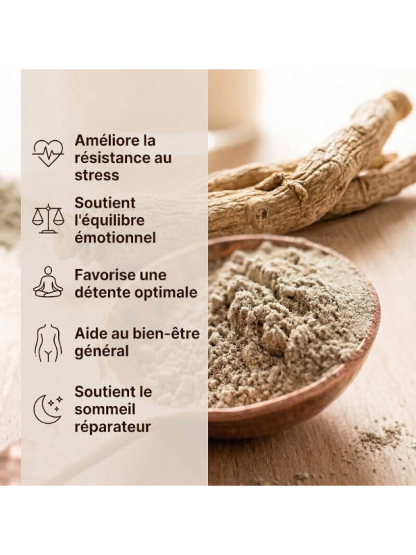 ashwagandha bienfaits pour la santé