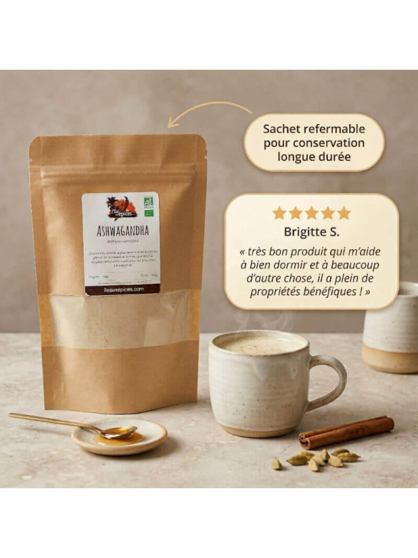 témoignage ashwagandha poudre bio