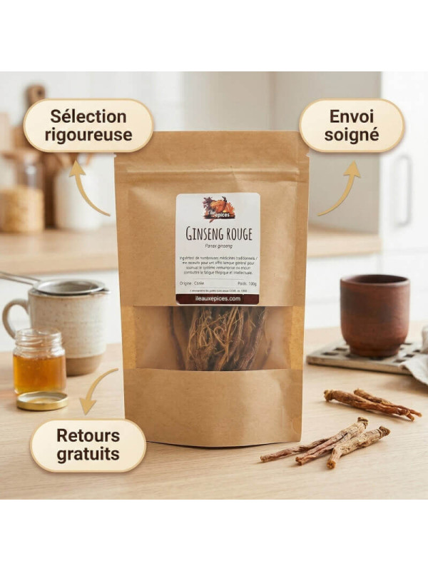garanties de notre ginseng