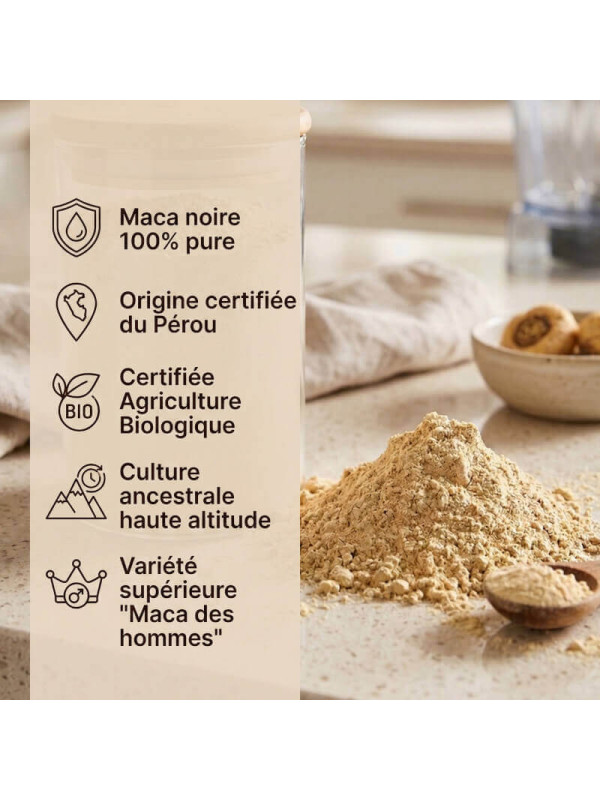 qualité de notre maca noire bio
