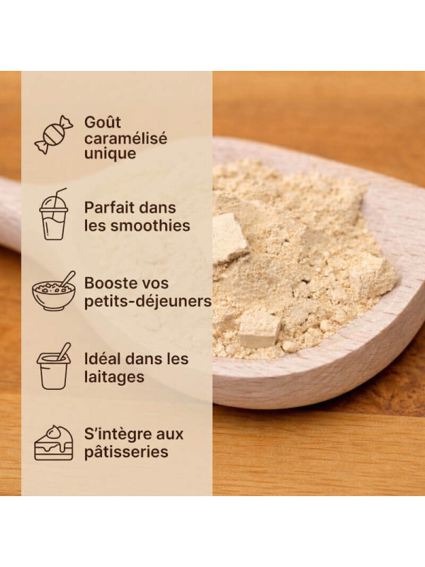 usage de notre maca noire poudre