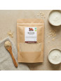 sachet de maca noire sur table