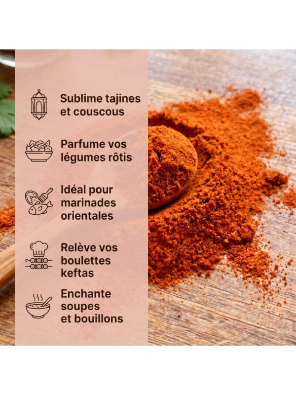 usage de nos épices couscous