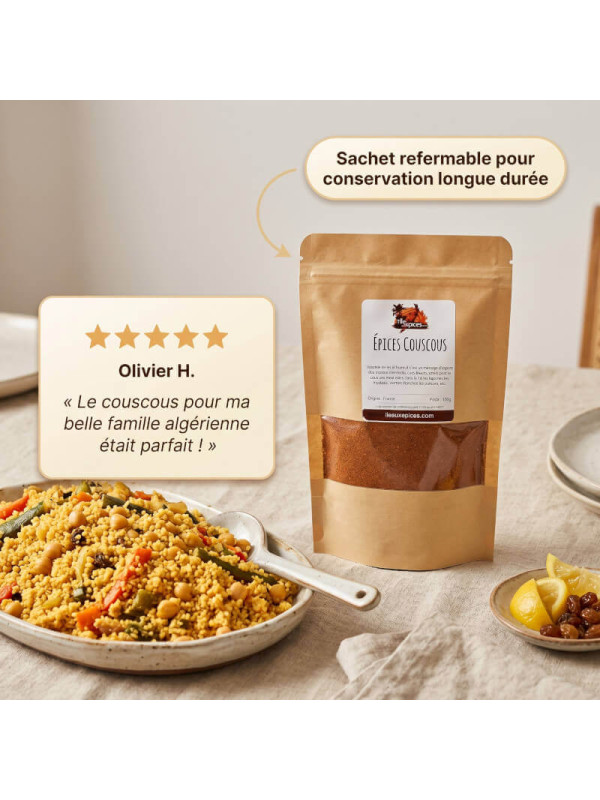 témoignage mélange d'épices pour couscous