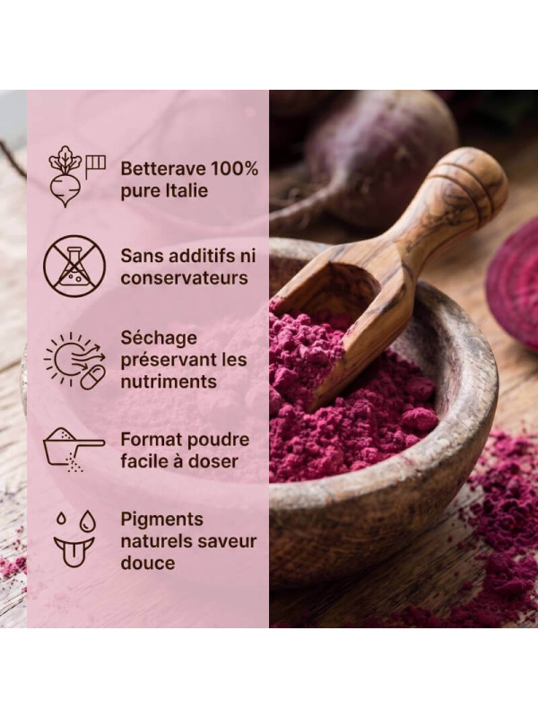 qualité de notre poudre de betterave séchée