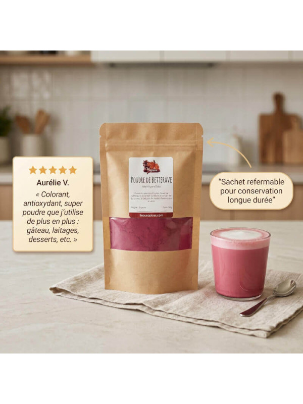 témoignage poudre de betterave séchée