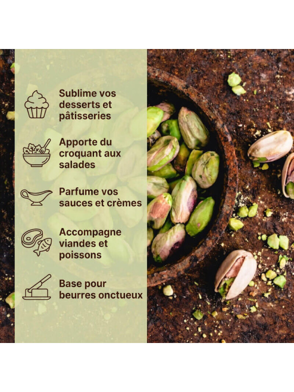 usage des pistaches