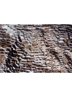 Salines de maras dans les montagnes péruviennes