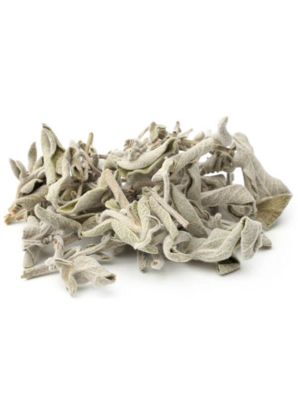 Feuilles de sauge séchées