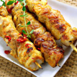 brochettes de poulet au kefta