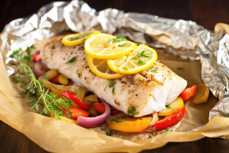 cabillaud en papillote