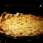 recette de quiche au jambon fumé et graines de lin