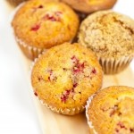 recette des muffins aux cranberries séchées canneberges