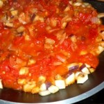 recette salade d'aubergines tomate marocaine epices ras el hanout cumin