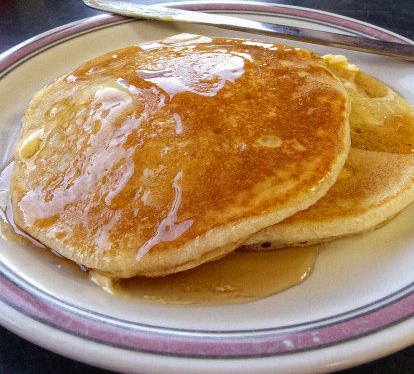 recette des pancakes aux pommes bananes poire graines de lin