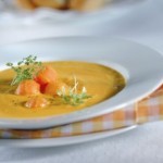 recette velouté de potimarron à la manigette épices colombo curry