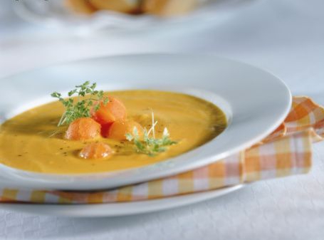 velouté soupe de potimarron à la manigette épices poivre de guinée colombo curry recette velouté de potimarron à la manigette épices colombo curry