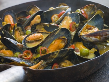 recette des moules aux epices (curry, curcuma) recette des moules aux epices (curry, curcuma)