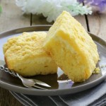 cake au picodon, poires et epices
