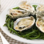 huitres au four gratinées
