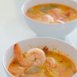 soupe lait de coco crevettes epices