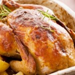 poulet roti au miel vanille et epices