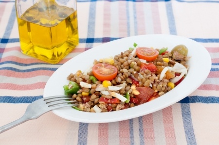 salade de lentilles aux epices