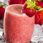 milk shake fraise epices