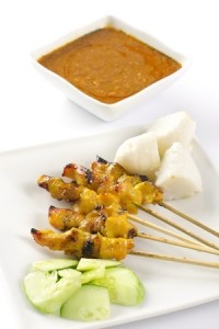 brochette de poulet malaisienne sauce satay brochette de poulet malaisienne sauce satay