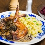 lapin estragon creme vin blanc