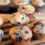 muffins aux bleuets séchés