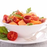salade de melon jambon fumé fromage italien
