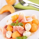 salade melon mozza basilic