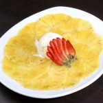 carpaccio d'ananas epices