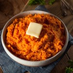 purée patates douces épicée baies rue