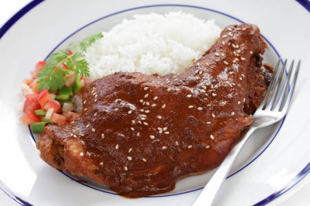 mole poblano avec du poulet mole poblano avec du poulet