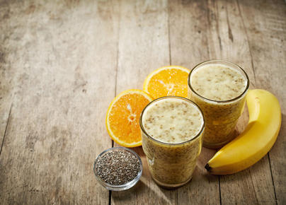 smoothie banane graines de chia smoothie banane graines de chia