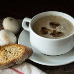 velouté de champignons au curry vert
