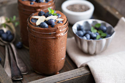 pudding chocolat et graines de chia pudding chocolat et graines de chia
