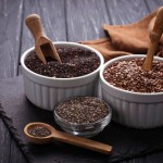 graines de chia et graines de lin