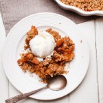 crumble poire chocolat érable