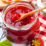 confiture de fraises hibiscus