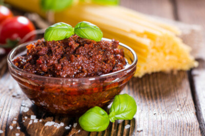 pesto rosso italiano pistou rouge italien