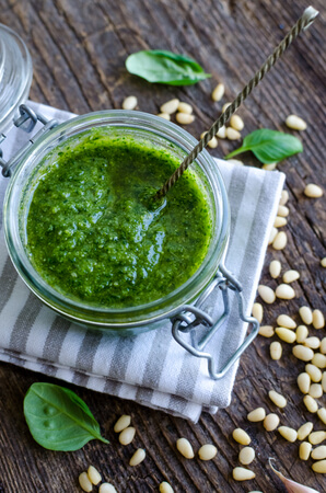 pesto à la spiruline pesto à la spiruline