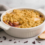 crumble pomme hibiscus