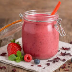 smoothie fruits rouges hibiscus