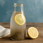 Eau detox citron graines de chia