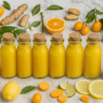Shot curcuma gingembre booster naturel d'immunité